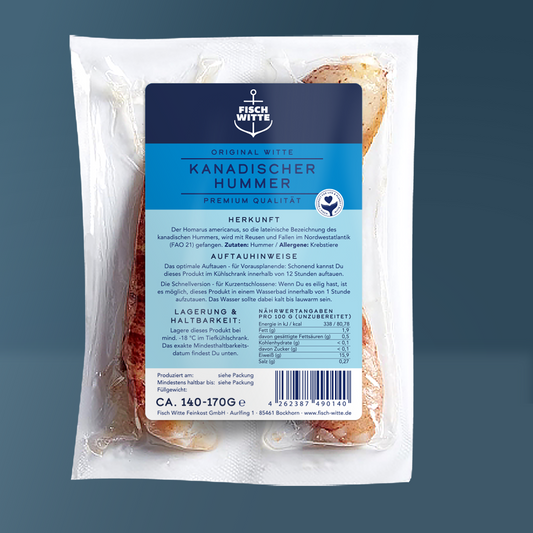 140-170g Kanadischer Hummer - ausgelöst